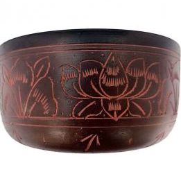 Cuenco Tibetano 5 Metales 1300-1400grs MARRÓN